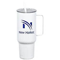 Koozie® Big Vacuum Mug with Straw - 40 oz.