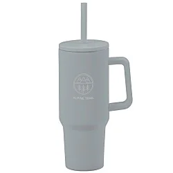 Chill Out Vacuum Mug with Straw - 40 oz. - Laser Engraved