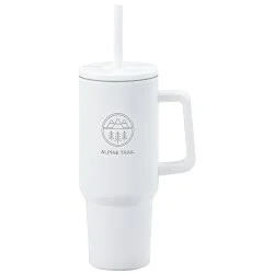 Chill Out Vacuum Mug with Straw - 40 oz. - Laser Engraved