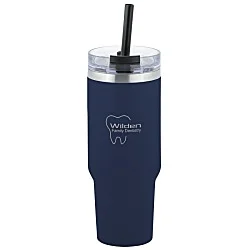 Charger Vacuum Tumbler - 40 oz. - Laser Engraved