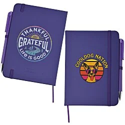 Life is Good TaskRight Afton Notebook with Pen - Full Color - Grateful