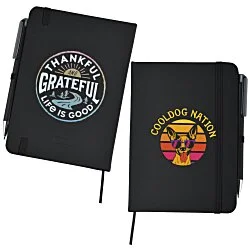 Life is Good TaskRight Afton Notebook with Pen - Full Color - Grateful