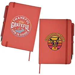 Life is Good TaskRight Afton Notebook with Pen - Full Color - Grateful