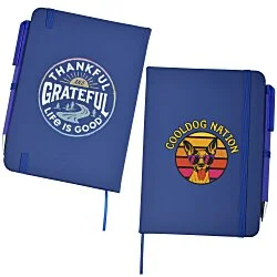 Life is Good TaskRight Afton Notebook with Pen - Full Color - Grateful