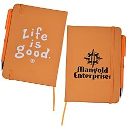 Life is Good TaskRight Afton Notebook with Pen - LIG