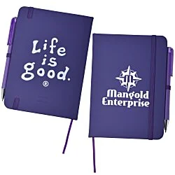 Life is Good TaskRight Afton Notebook with Pen - LIG