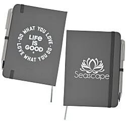 Life is Good TaskRight Afton Notebook with Pen - Love