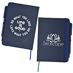 Life is Good TaskRight Afton Notebook with Pen - Love