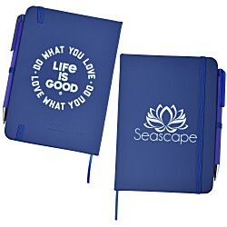 Life is Good TaskRight Afton Notebook with Pen - Love