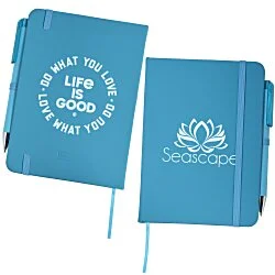 Life is Good TaskRight Afton Notebook with Pen - Love