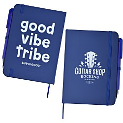 Life is Good TaskRight Afton Notebook with Pen - Good Vibe