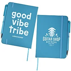 Life is Good TaskRight Afton Notebook with Pen - Good Vibe