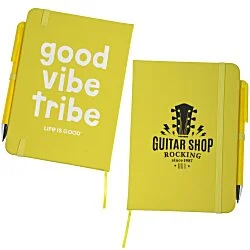 Life is Good TaskRight Afton Notebook with Pen - Good Vibe