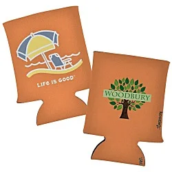 Life is Good Can Koozie® - Full Color - Beach Umbrella