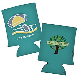 Life is Good Can Koozie® - Full Color - Beach Umbrella