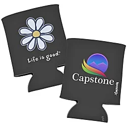 Life is Good Can Koozie® - Full Color - Daisy