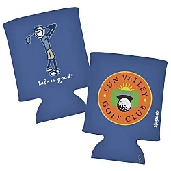Life is Good Can Koozie® - Full Color - Golf