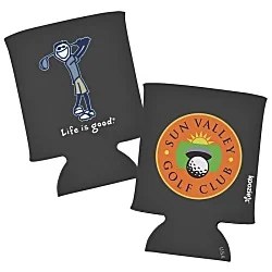 Life is Good Can Koozie® - Full Color - Golf