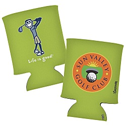 Life is Good Can Koozie® - Full Color - Golf