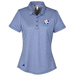 adidas Space Dye Polo Shirt - Ladies'