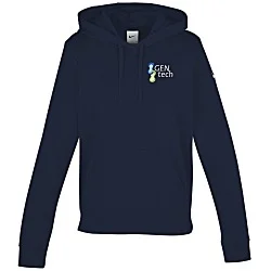 Nike Club Fleece Sleeve Swoosh Pullover Hoodie - Ladies' - Embroidered