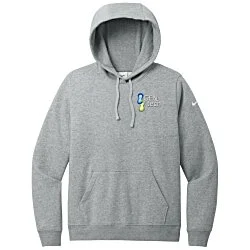 Nike Club Fleece Sleeve Swoosh Pullover Hoodie - Ladies' - Embroidered