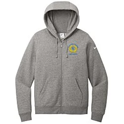 Nike Club Fleece Sleeve Swoosh Full-Zip Hoodie - Ladies'