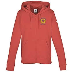 Nike Club Fleece Sleeve Swoosh Full-Zip Hoodie - Ladies'