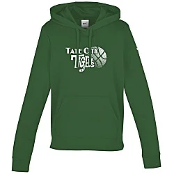 Nike Club Fleece Sleeve Swoosh Pullover Hoodie - Ladies' - Screen