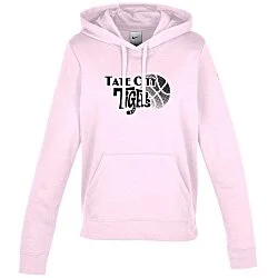 Nike Club Fleece Sleeve Swoosh Pullover Hoodie - Ladies' - Screen