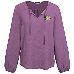 Textured Crepe Blouse - Ladies'