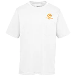 Harriton Charge Snag and Soil Protect Pocket T-Shirt
