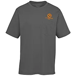 Harriton Charge Snag and Soil Protect Pocket T-Shirt