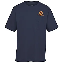 Harriton Charge Snag and Soil Protect Pocket T-Shirt