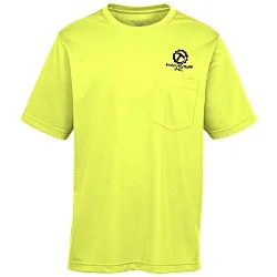 Harriton Charge Snag and Soil Protect Pocket T-Shirt