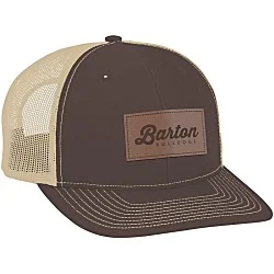 Richardson Trucker Snapback Cap - Laser Engraved Patch - 24 hr