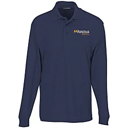 Opponent Micro Pique Long Sleeve Wicking Polo