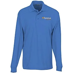 Opponent Micro Pique Long Sleeve Wicking Polo
