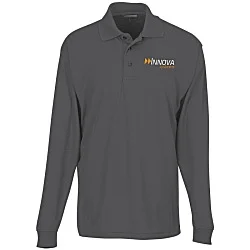 Opponent Micro Pique Long Sleeve Wicking Polo