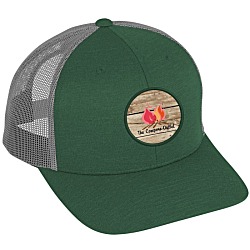 Zone Sonic Heather Trucker Cap - Full Color Patch - 24HR