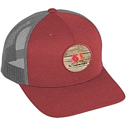 Zone Sonic Heather Trucker Cap - Full Color Patch - 24 hr