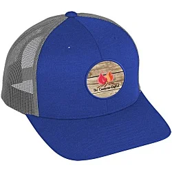 Zone Sonic Heather Trucker Cap - Full Color Patch - 24 hr