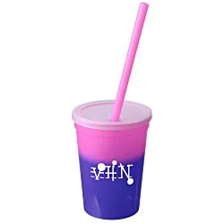 Mood Stadium Cup with Straw - 12 oz. - 24 hr
