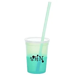 Mood Stadium Cup with Straw - 12 oz. - 24 hr