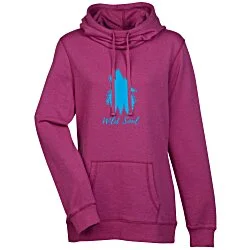Lightweight Heathered Fleece Hoodie - Ladies' - Screen