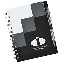 Riser Pocket Spiral Notebook with Pen - 24 hr