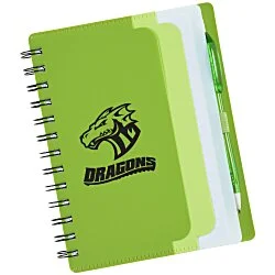 Petal Pocket Spiral Notebook with Pen - 24 hr