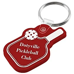 Pickleball Soft Keychain - Opaque