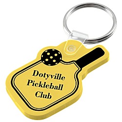 Pickleball Soft Keychain - Opaque