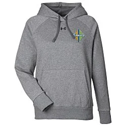 Under Armour Rival Fleece Hoodie - Ladies' - Embroidered